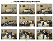 Bedroom - Clutter Image Rating
